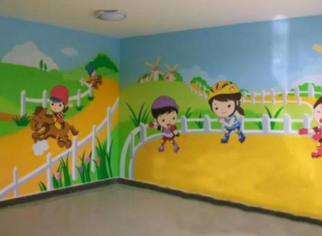 商水幼儿园墙体彩绘制作流程及注意事项