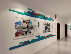 商水企业文化墙用什么材料好？