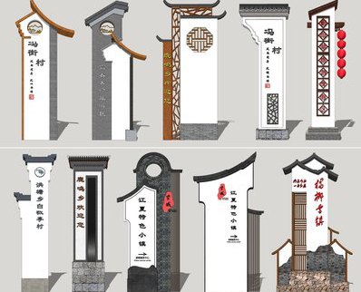 商水美丽乡村标识标牌有哪些分类？